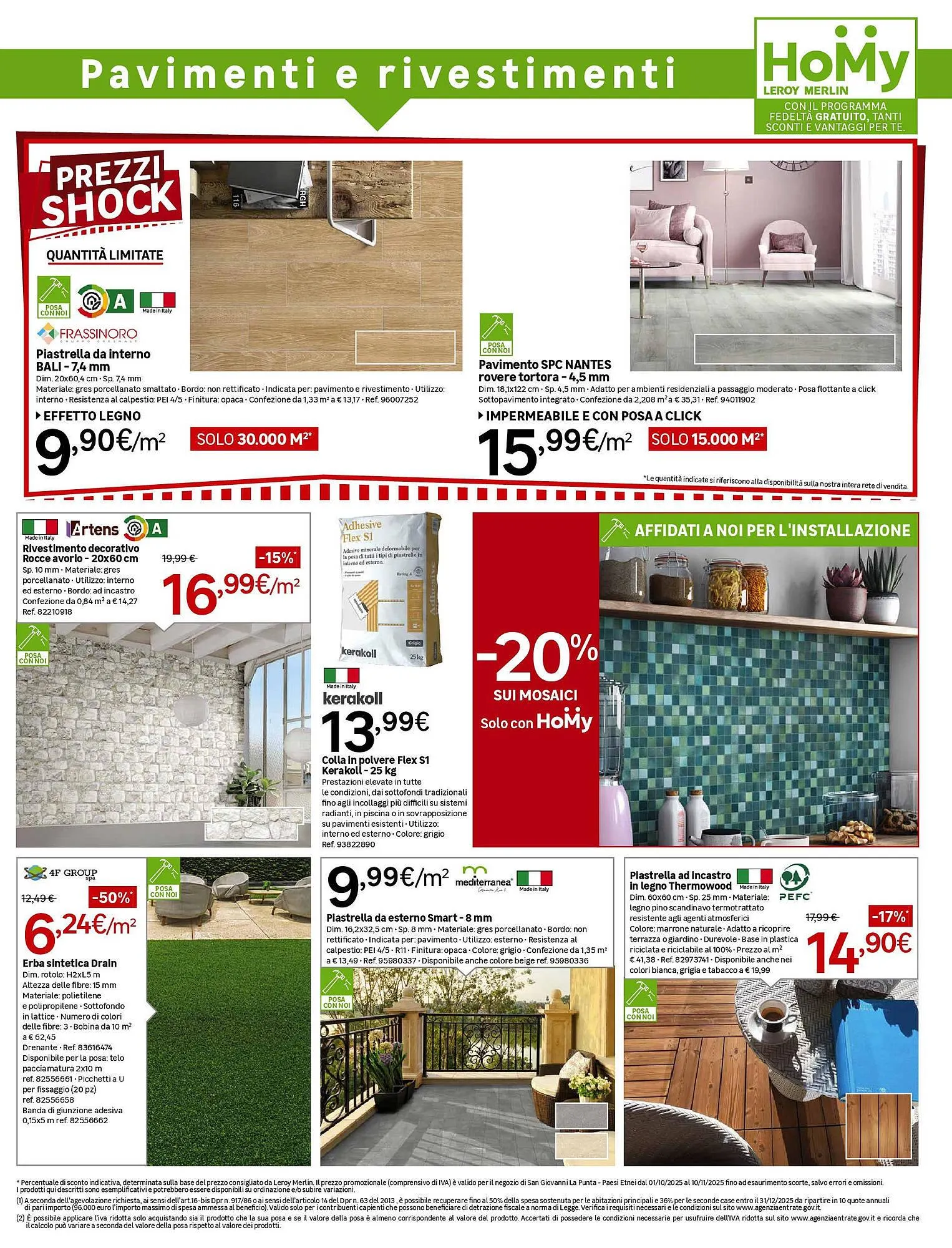 volantino Leroy Merlin da 30 settembre a 10 novembre di 2025 - Pagina del volantino 13