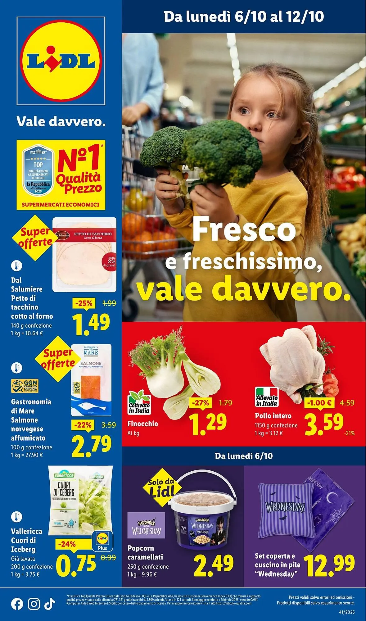 Volantino Lidl da 6 ottobre a 12 ottobre di 2025 - Pagina del volantino 1