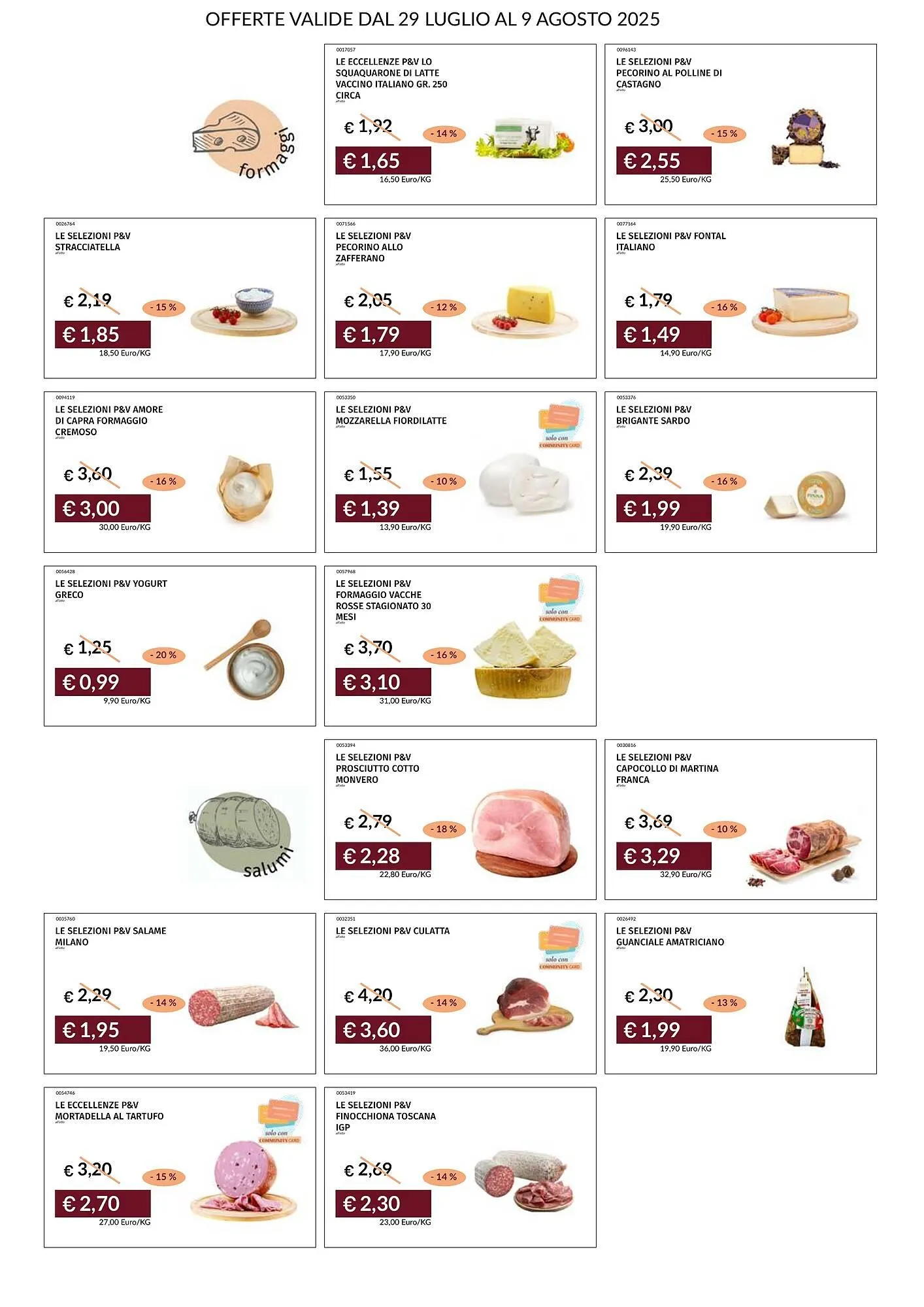 Volantino Prezzemolo e Vitale da 29 luglio a 9 agosto di 2025 - Pagina del volantino 2