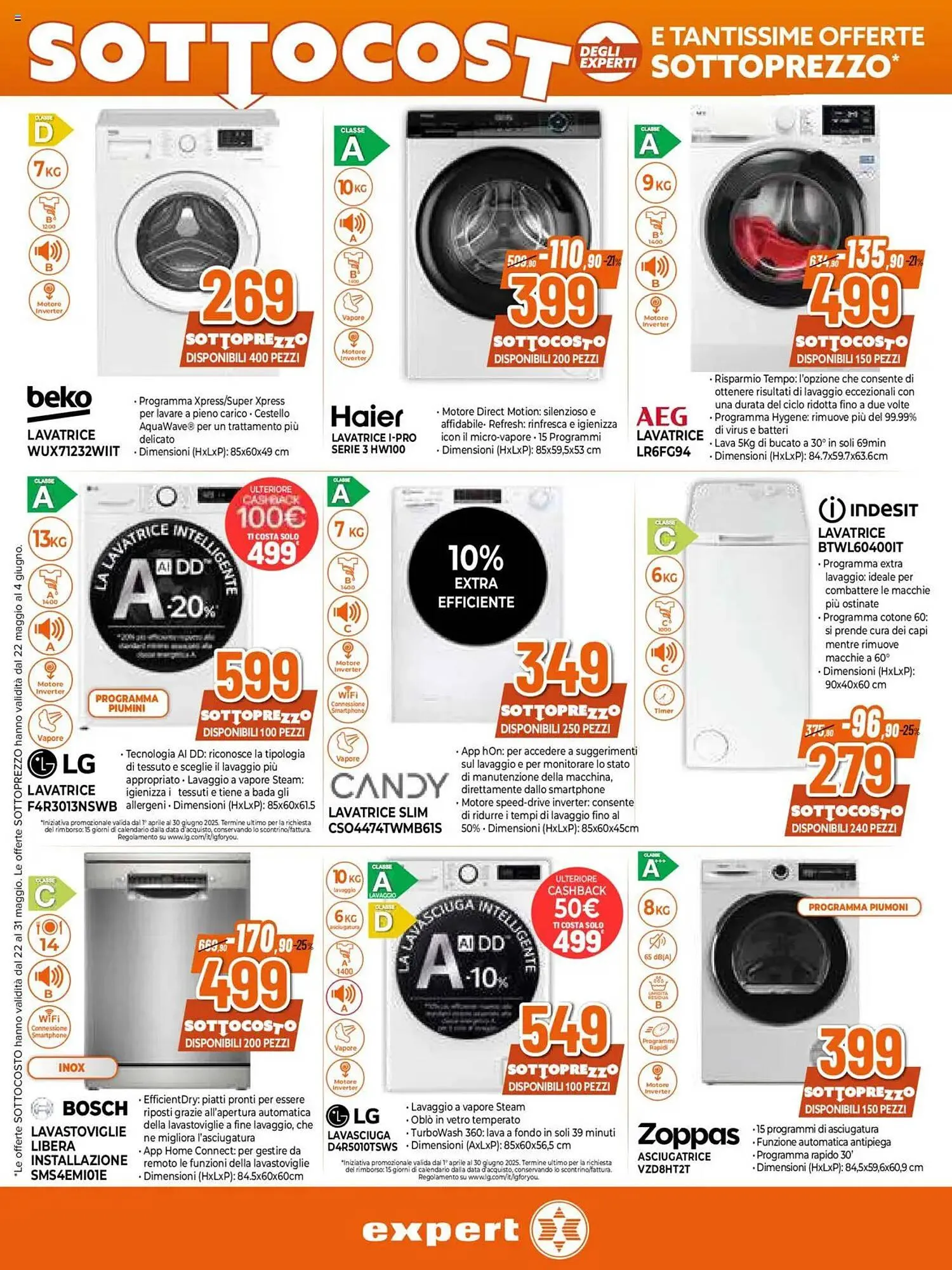 Volantino Expert da 22 maggio a 31 maggio di 2025 - Pagina del volantino 22