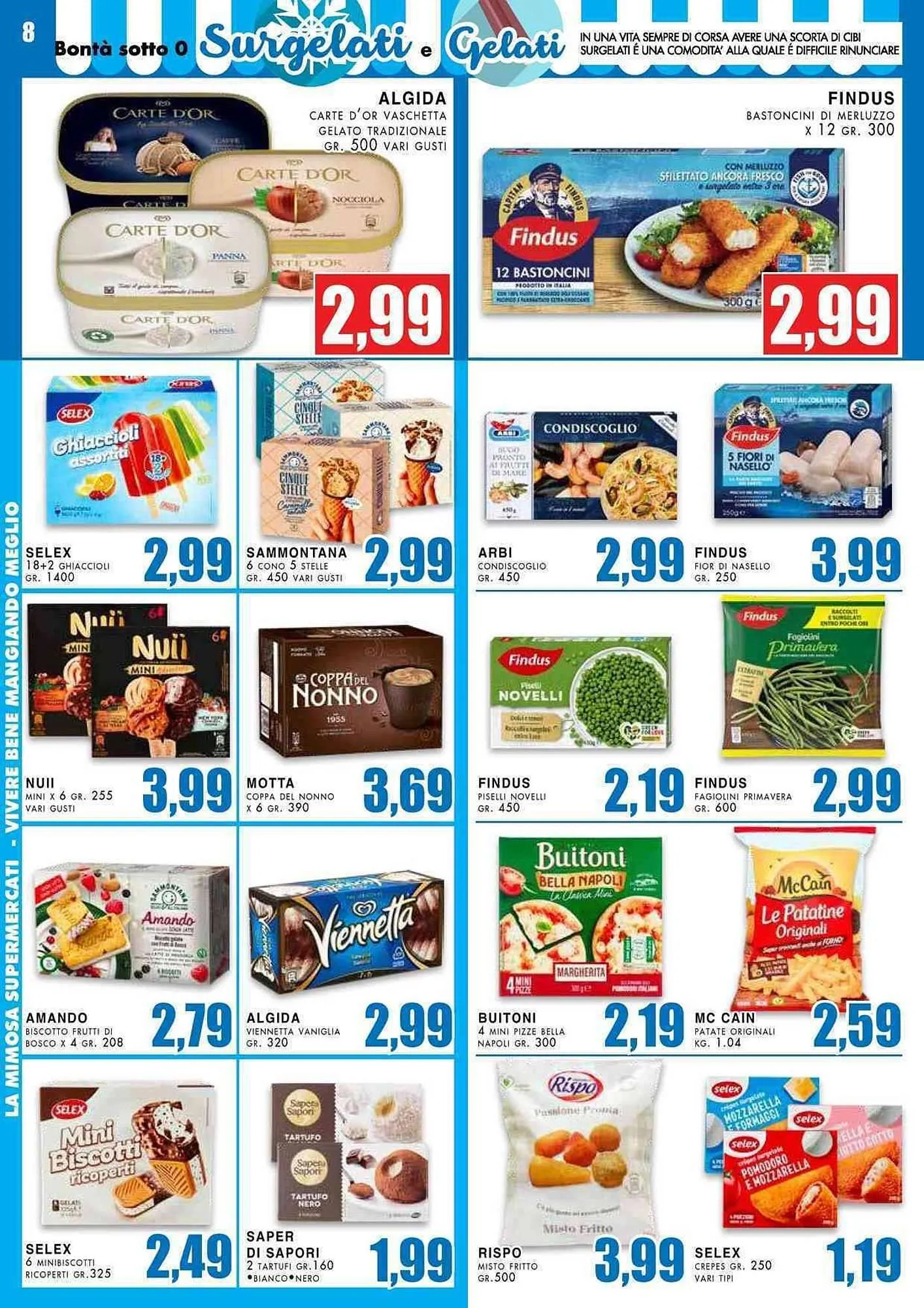 Volantino La Mimosa Supermercati da 28 luglio a 10 agosto di 2025 - Pagina del volantino 8