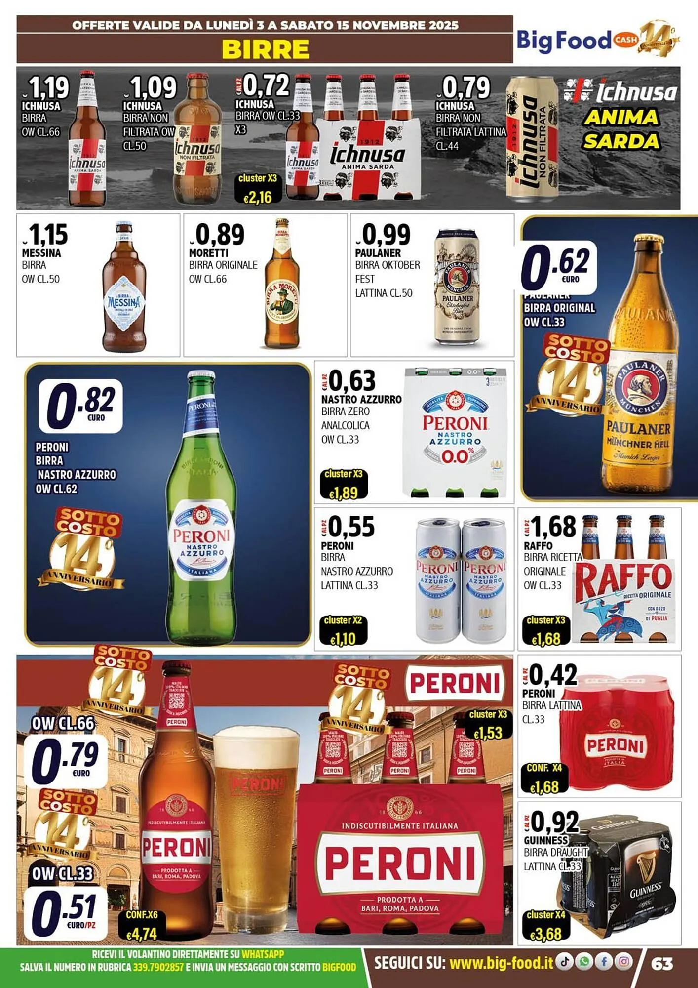 Volantino Big Food da 3 novembre a 15 novembre di 2025 - Pagina del volantino 63