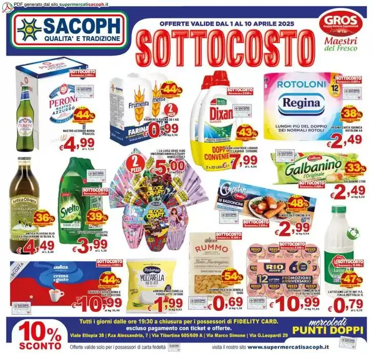 Sottocosto da 1 aprile a 10 aprile di 2025 - Pagina del volantino 1
