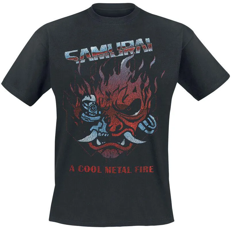 Chrome Samruai | T-Shirt | nero | Cyberpunk 2077