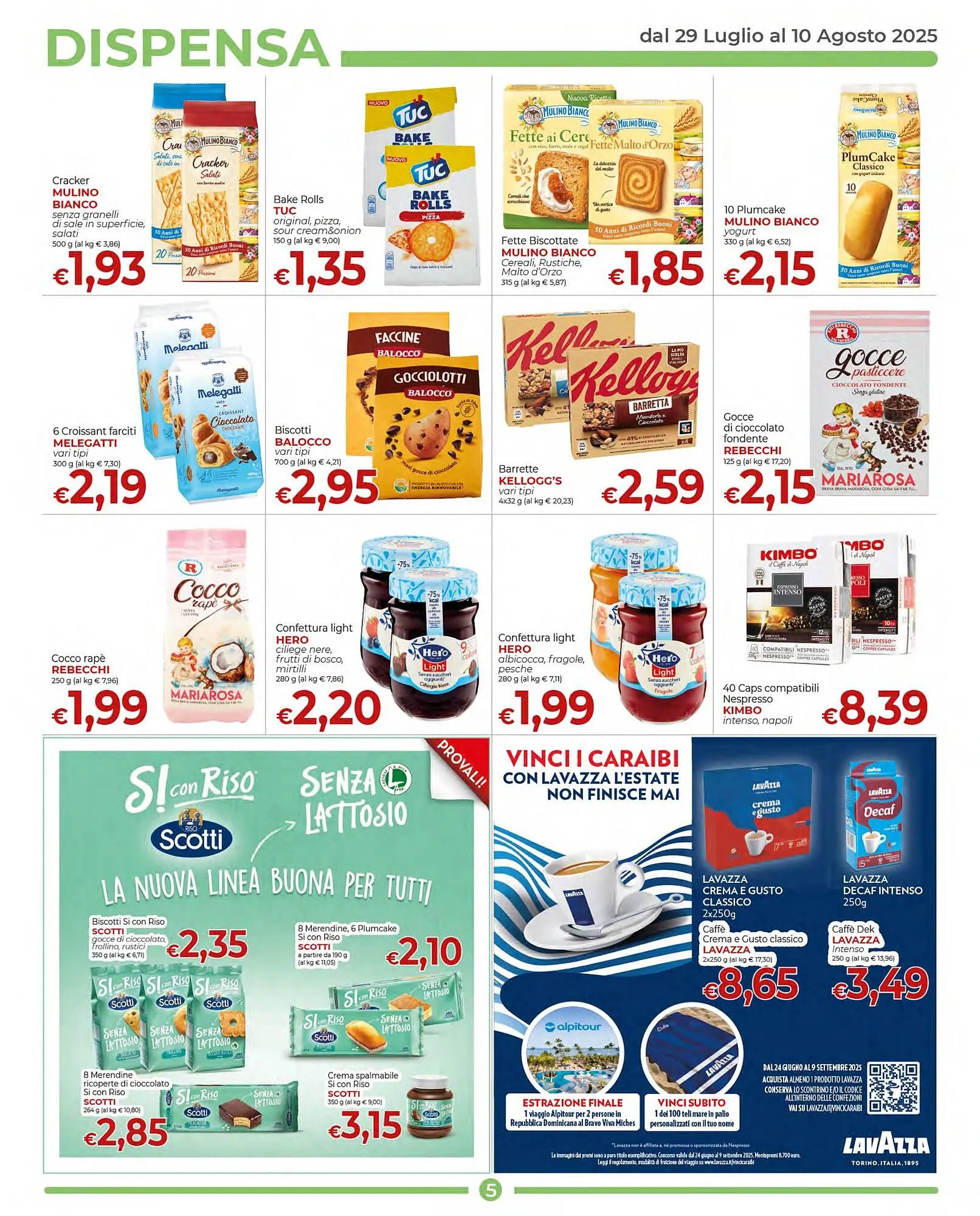 Volantino Supermercati Nonna Isa da 29 luglio a 10 agosto di 2025 - Pagina del volantino 5