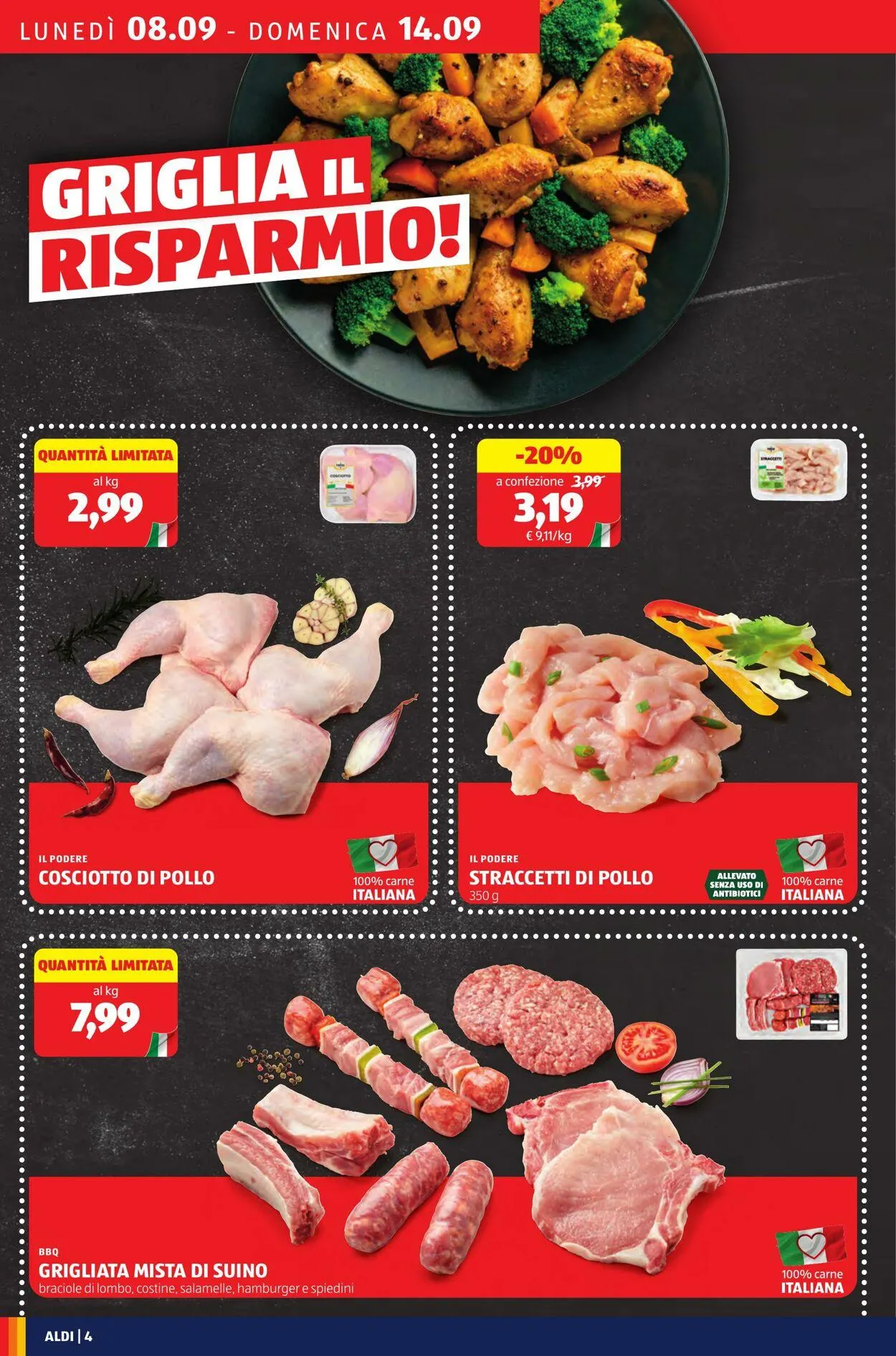 Aldi Volantino attuale da 8 settembre a 14 settembre di 2025 - Pagina del volantino 4