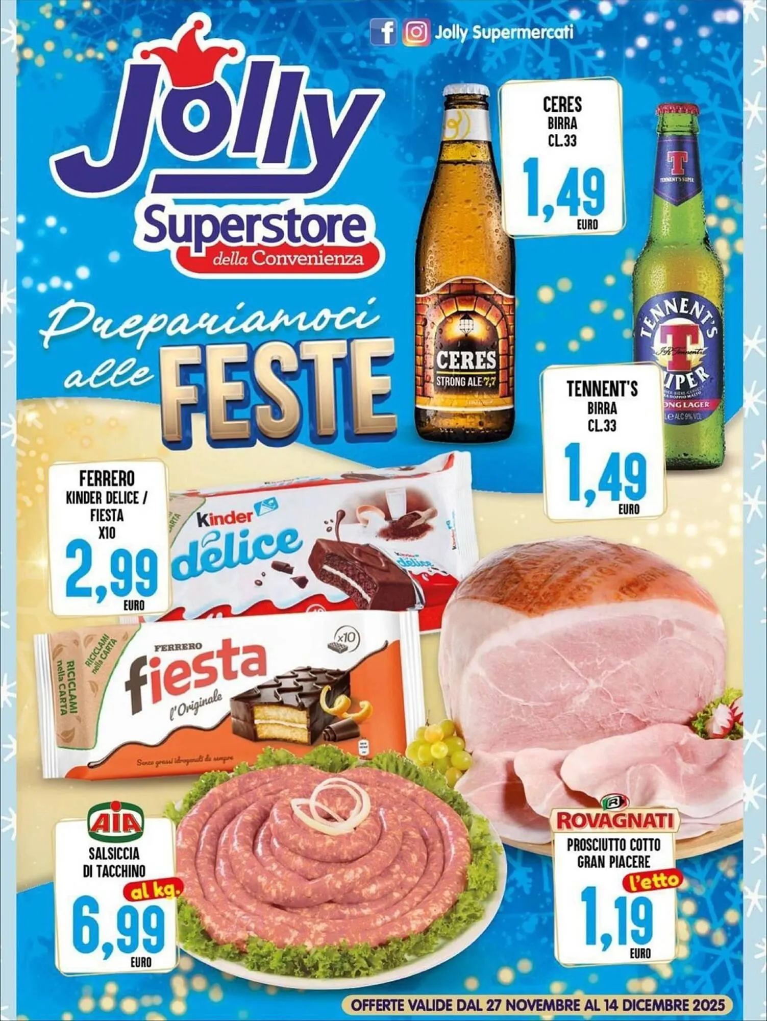 Volantino Jolly Market da 27 novembre a 14 dicembre di 2025 - Pagina del volantino 1