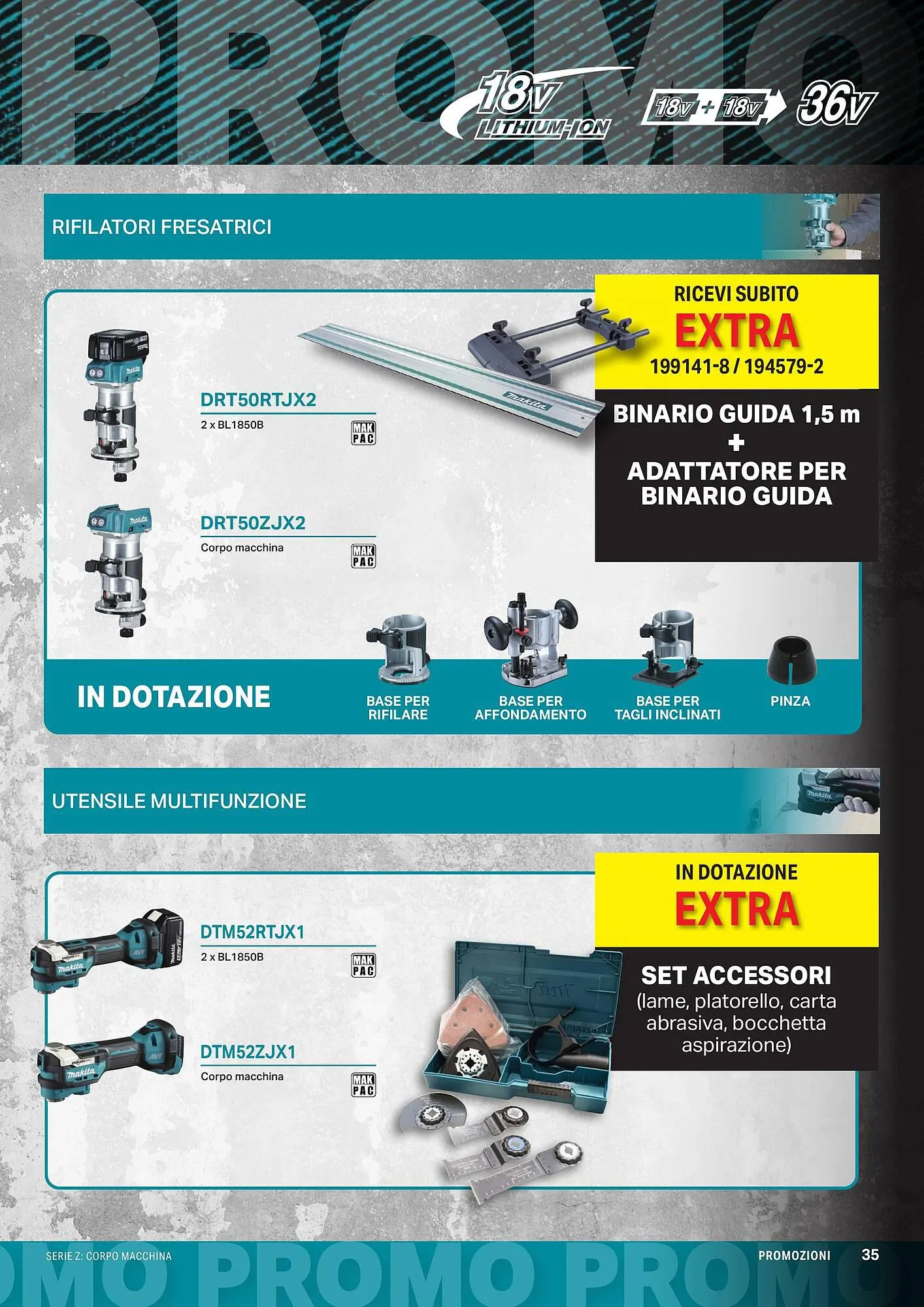 Volantino Makita da 1 aprile a 1 ottobre di 2024 - Pagina del volantino 37
