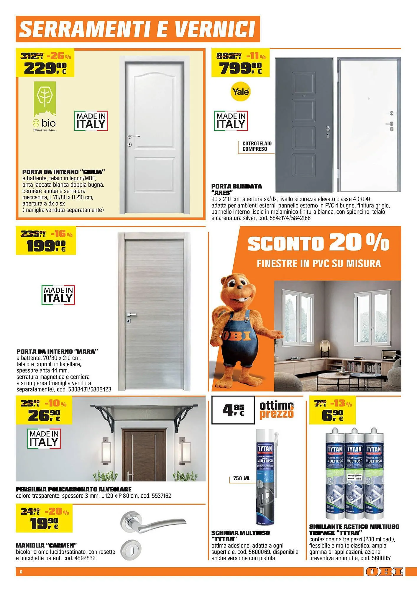 Volantino OBI da 1 ottobre a 26 ottobre di 2025 - Pagina del volantino 6