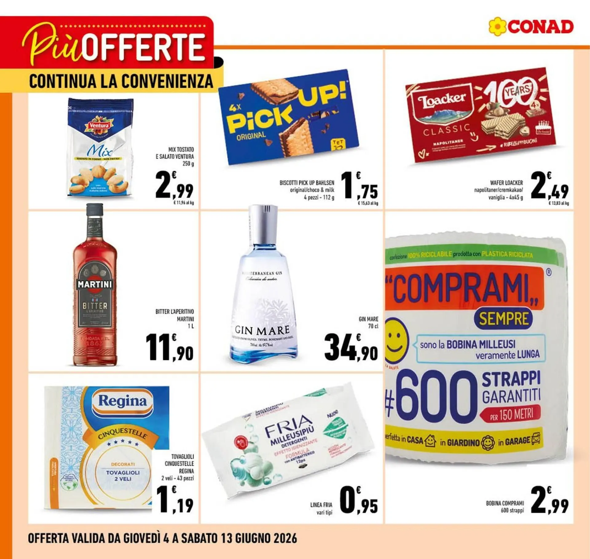 Volantino Conad da 4 giugno a 13 giugno di 2026 - Pagina del volantino 2