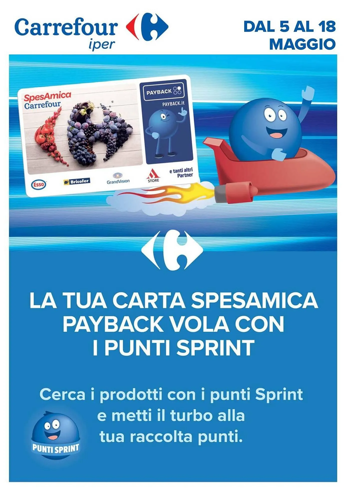 Volantino Carrefour Iper da 5 maggio a 18 maggio di 2026 - Pagina del volantino 1