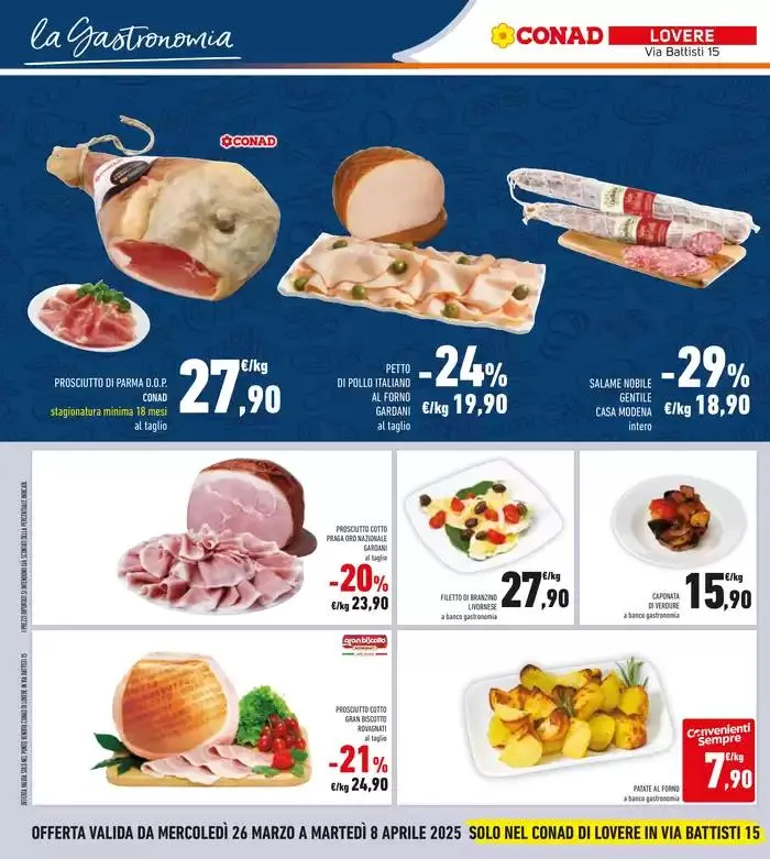 CONAD apre a Lovere da 26 marzo a 8 aprile di 2025 - Pagina del volantino 10