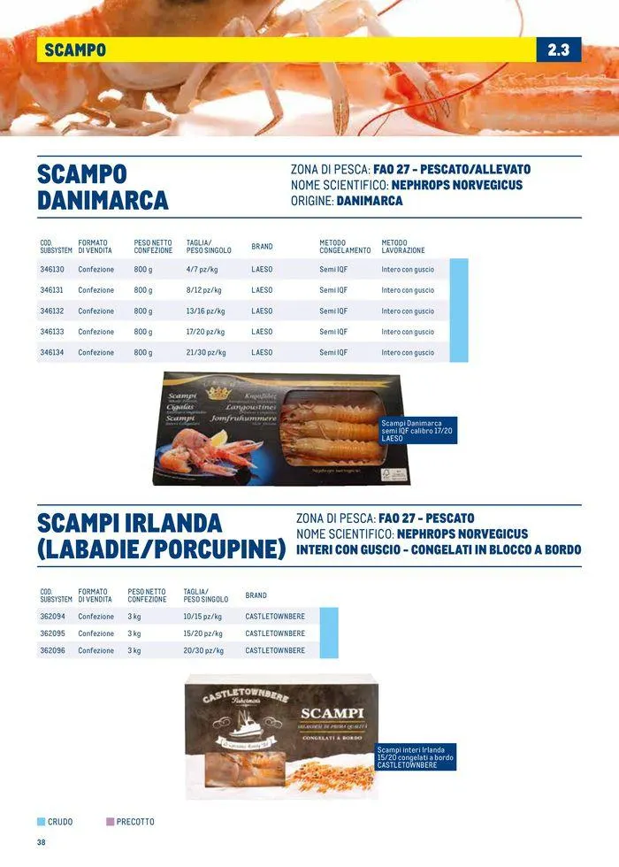 Catalogo Surgelati 2024 da 21 maggio a 31 maggio di 2025 - Pagina del volantino 38