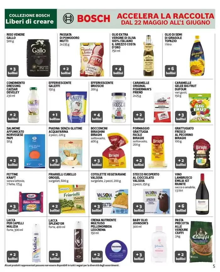5€ buono sconto da 22 maggio a 4 giugno di 2025 - Pagina del volantino 5