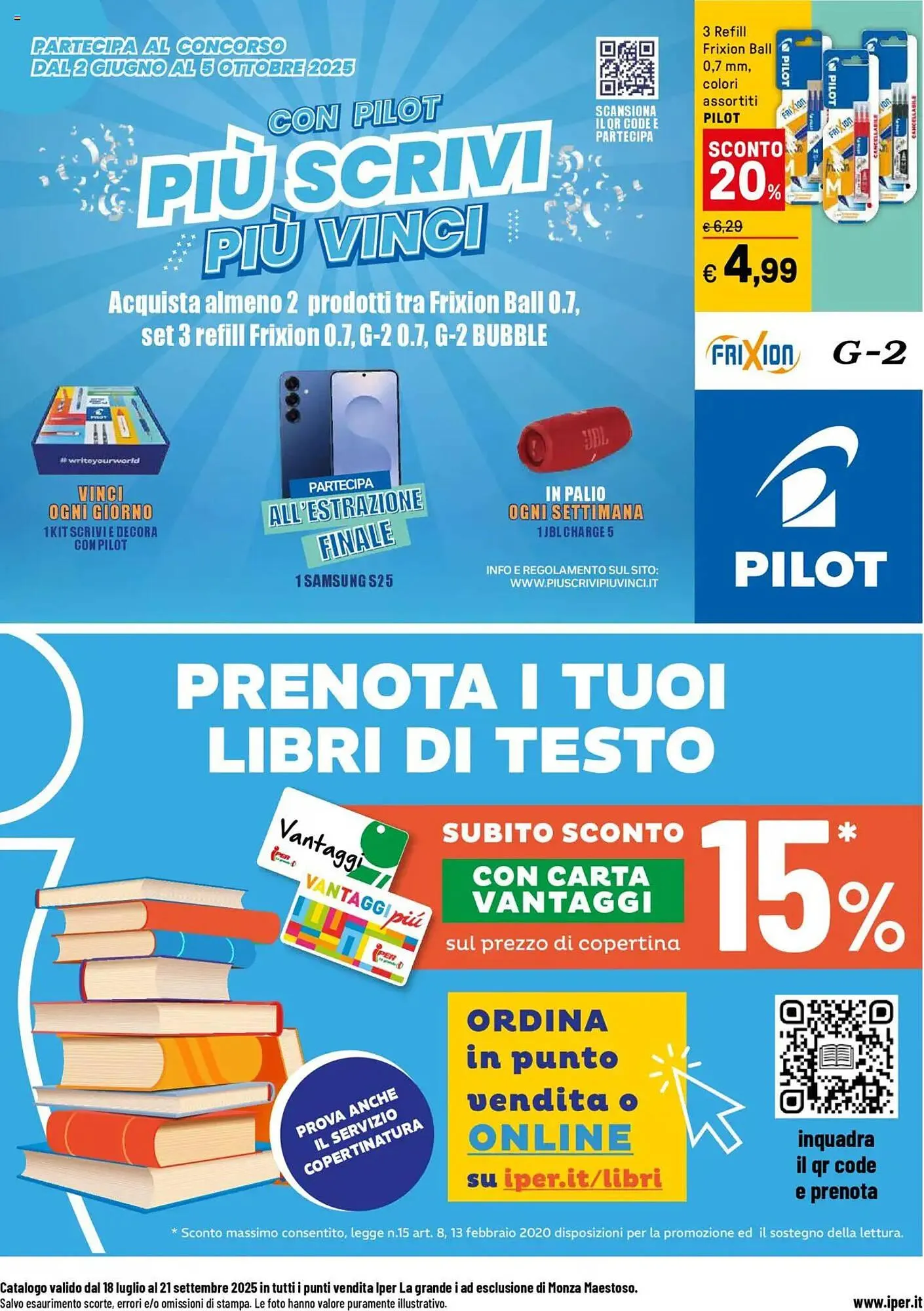 Volantino Iper La Grande da 17 luglio a 21 settembre di 2025 - Pagina del volantino 20