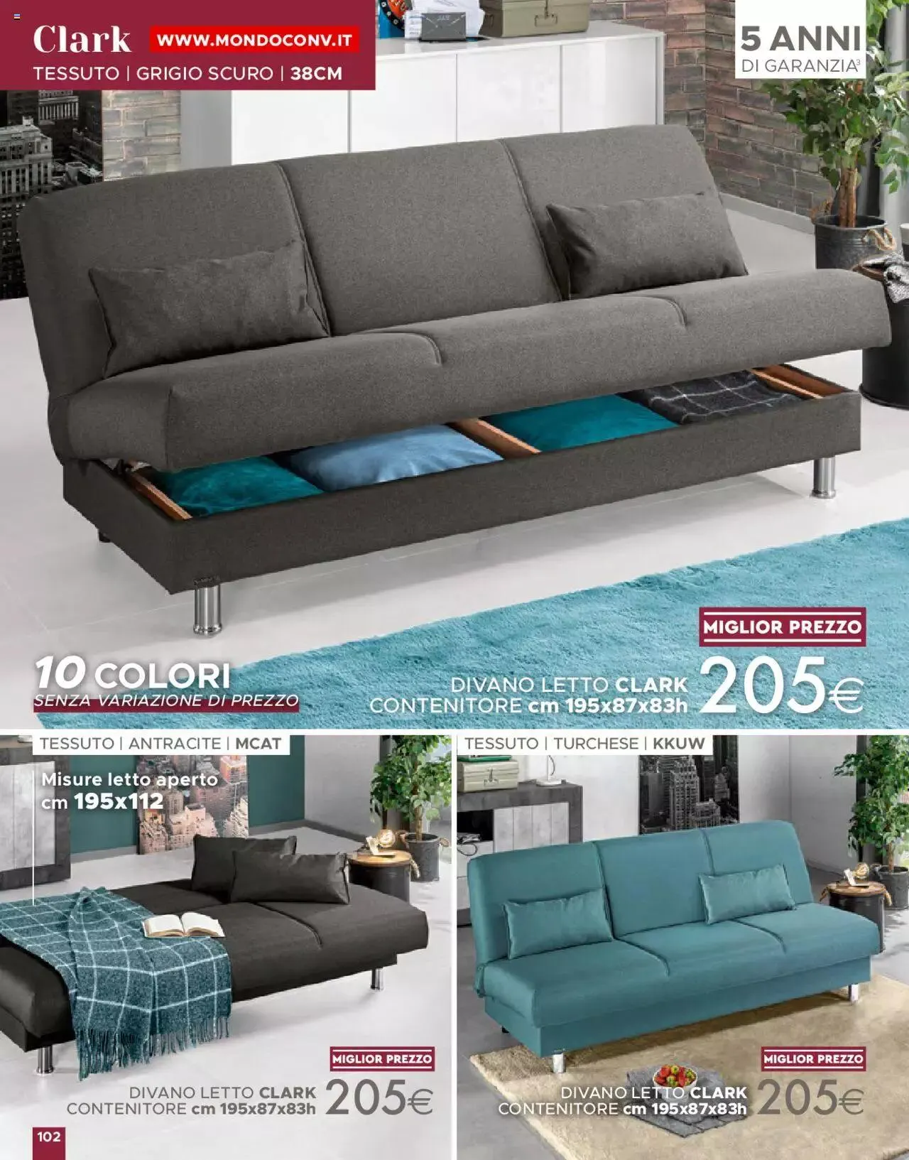 Volantino Mondo Convenienza da 1 ottobre a 31 dicembre di 2023 - Pagina del volantino 104