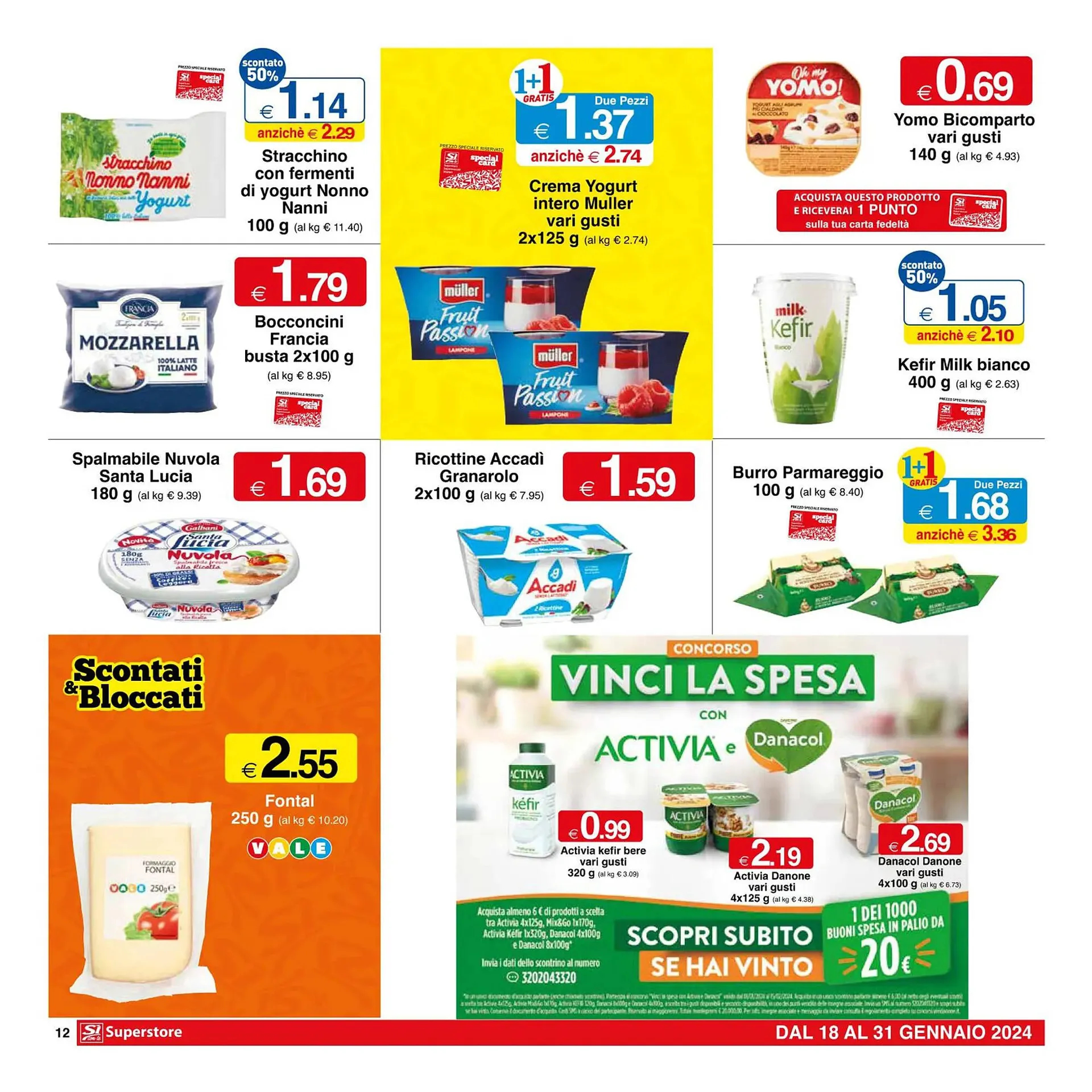 Volantino Sì con te Superstore da 18 gennaio a 31 gennaio di 2024 - Pagina del volantino 12