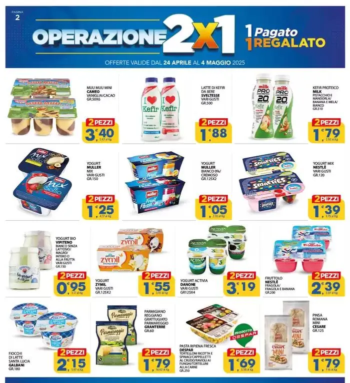 Operazione 2x1 da 24 aprile a 4 maggio di 2025 - Pagina del volantino 2