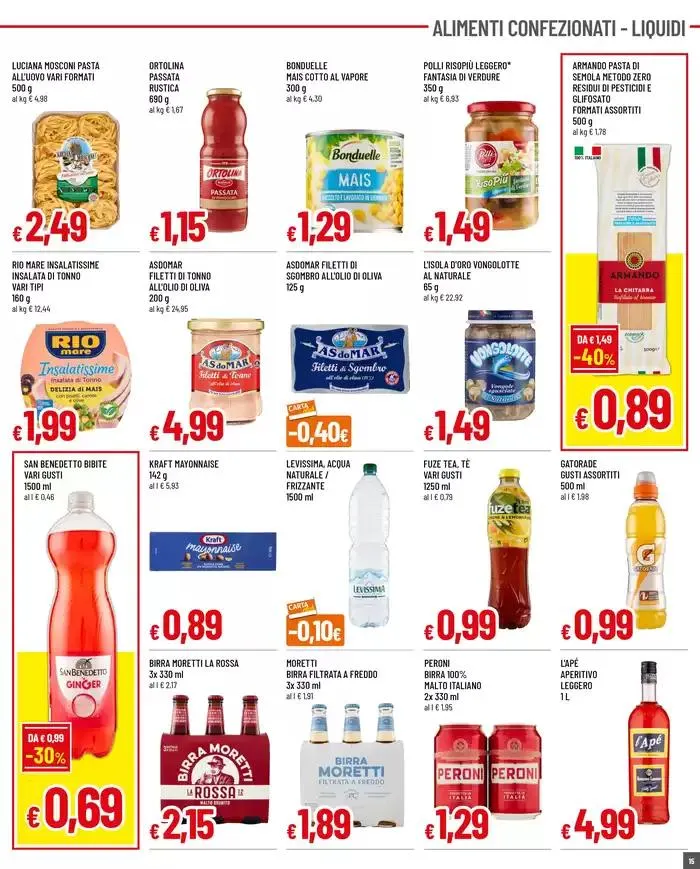 OFFERTISSIME - SCONTI FINO AL 50% da 8 maggio a 21 maggio di 2025 - Pagina del volantino 15