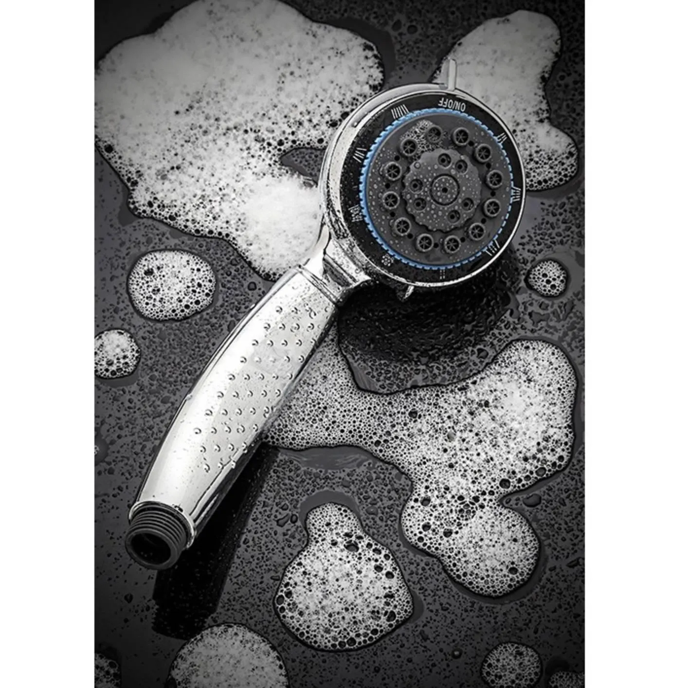 Doccetta nera in ABS 8 funzioni