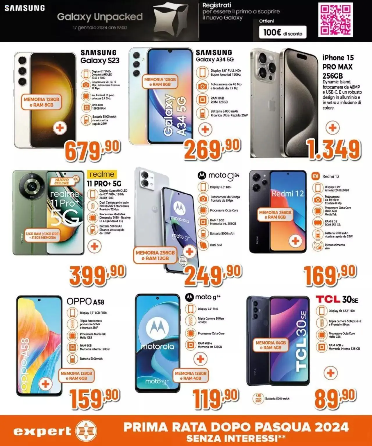 Expert - Napoli volantino da 11 gennaio a 17 gennaio di 2024 - Pagina del volantino 6