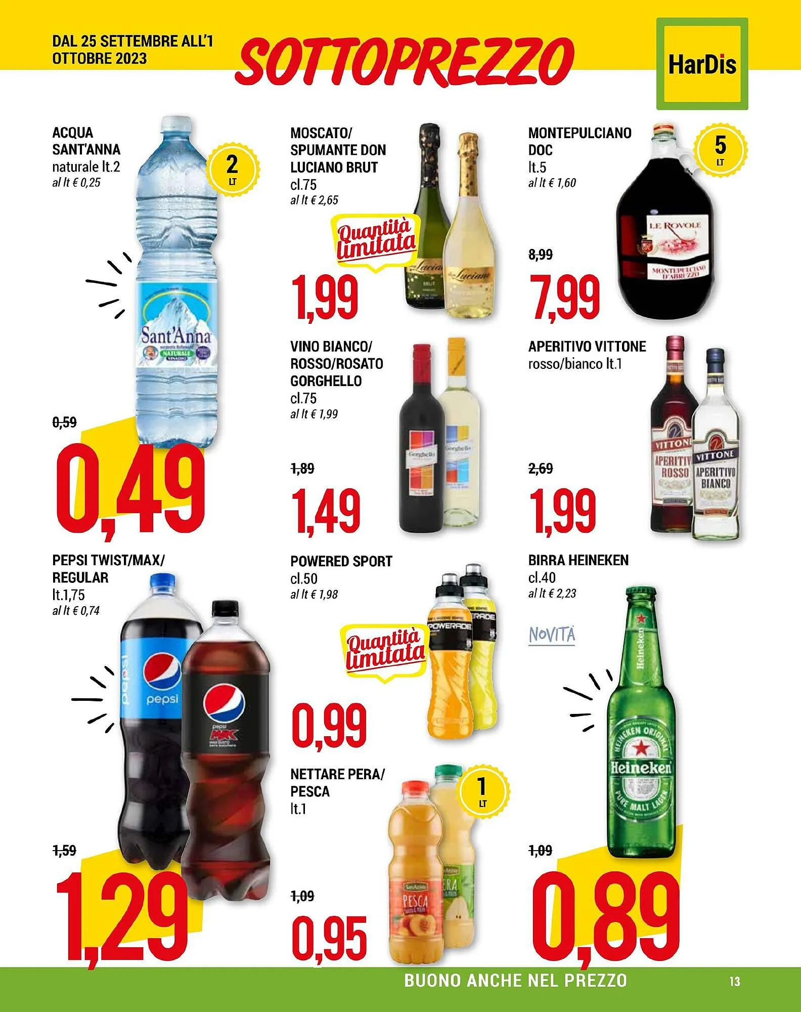 Volantino Hardis da 25 settembre a 1 ottobre di 2023 - Pagina del volantino 13