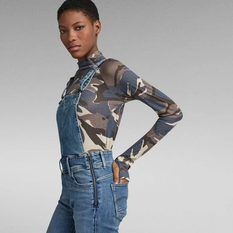 Lynn High Waist Skinny Overall