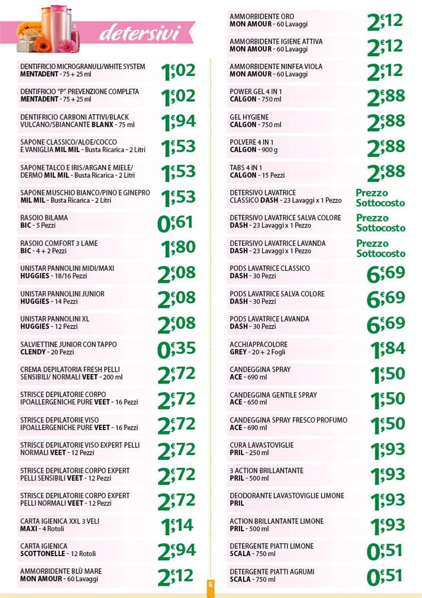 Volantino Gambardella Cash da 25 agosto a 30 agosto di 2025 - Pagina del volantino 6