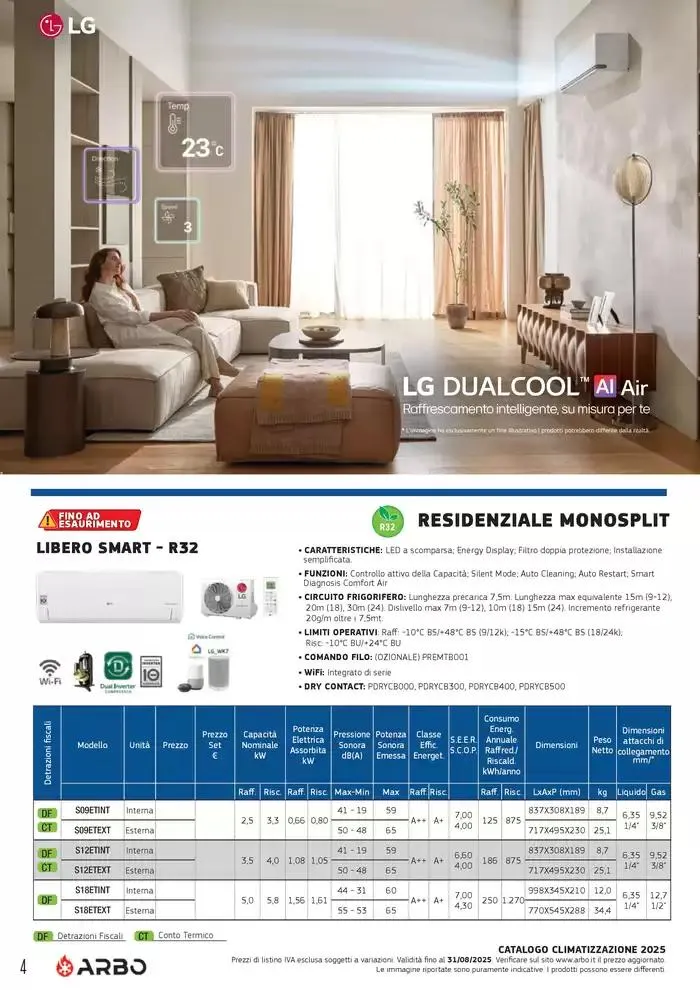 Catalogo Climatizzazione 2025 da 1 gennaio a 31 dicembre di 2025 - Pagina del volantino 4