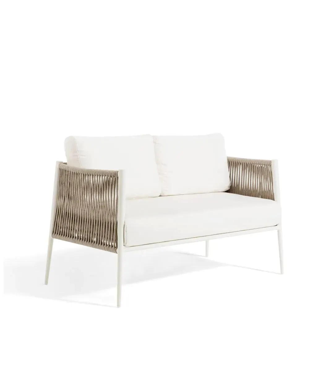 Divano Luce alluminio bianco