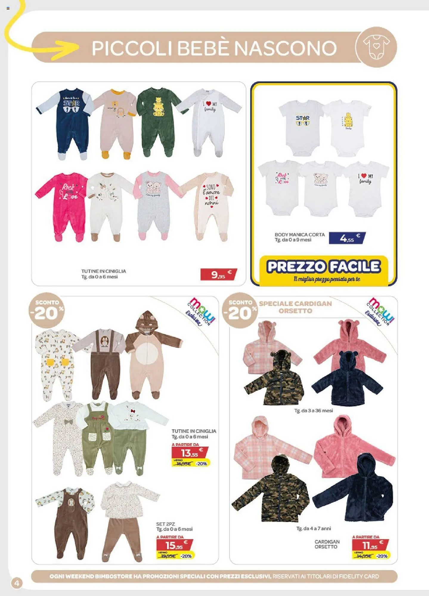 Volantino Bimbo Store da 28 settembre a 25 ottobre di 2023 - Pagina del volantino 4