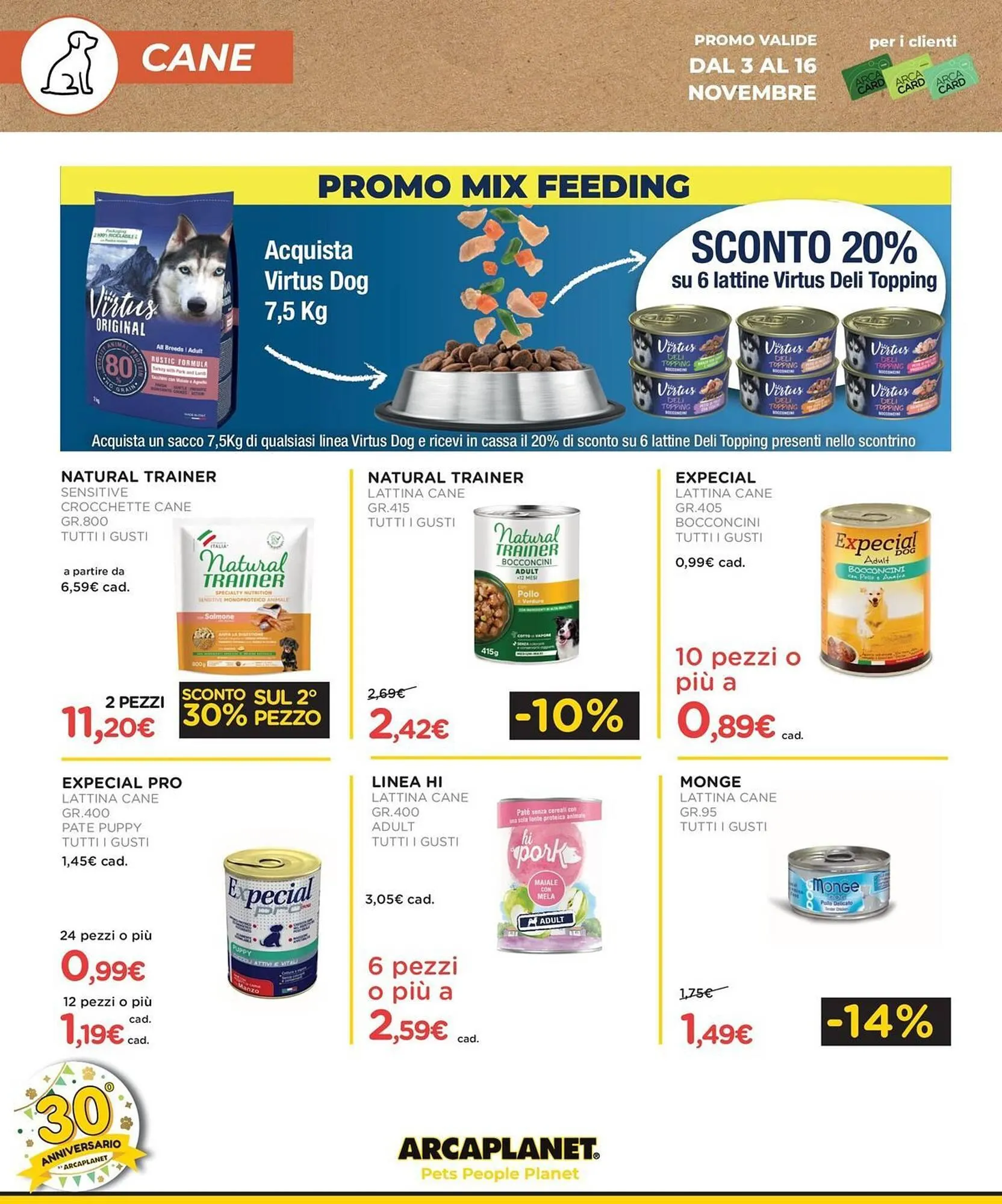 Volantino Arcaplanet da 10 novembre a 16 novembre di 2025 - Pagina del volantino 14