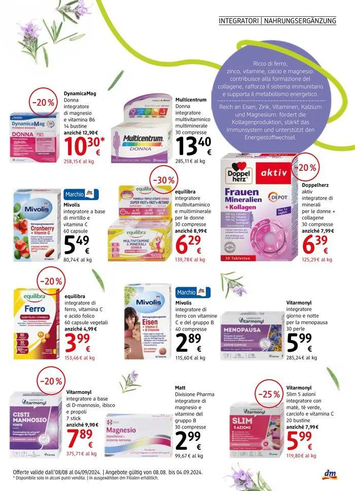 Journal da 5 agosto a 1 settembre di 2024 - Pagina del volantino 5