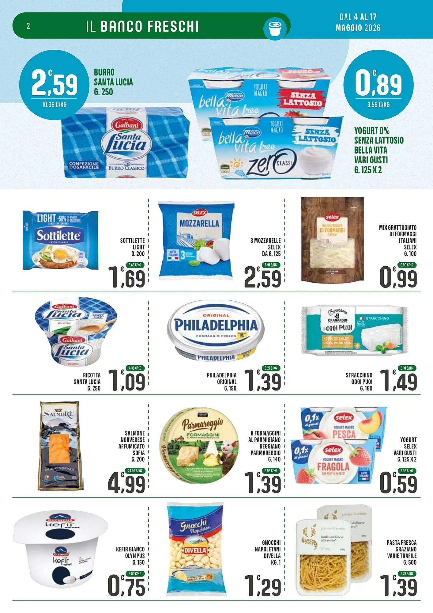 Volantino La Mimosa Supermercati da 4 maggio a 17 maggio di 2026 - Pagina del volantino 2