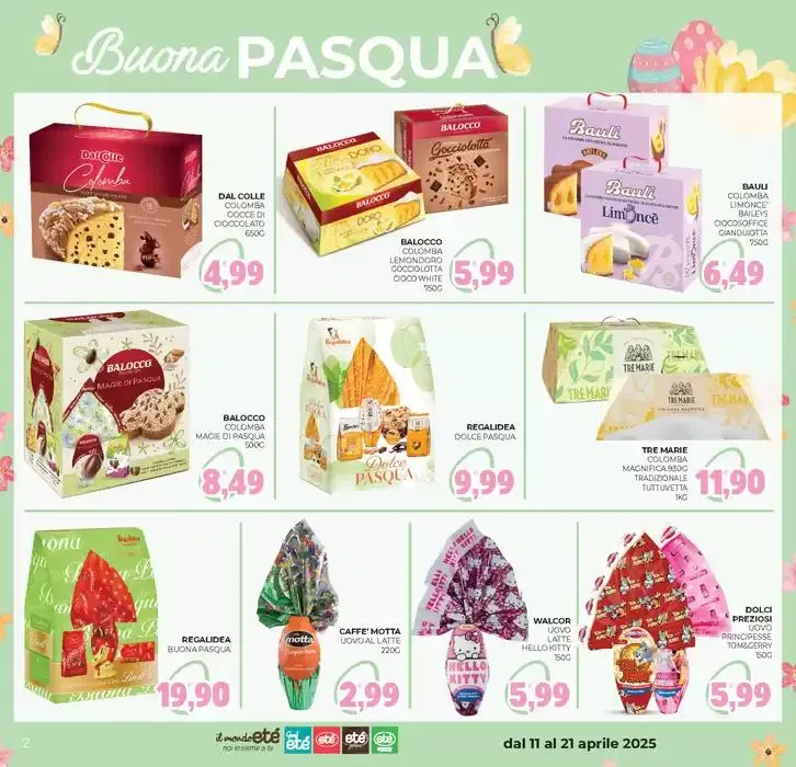 Buona Pasqua da 11 aprile a 21 aprile di 2025 - Pagina del volantino 2