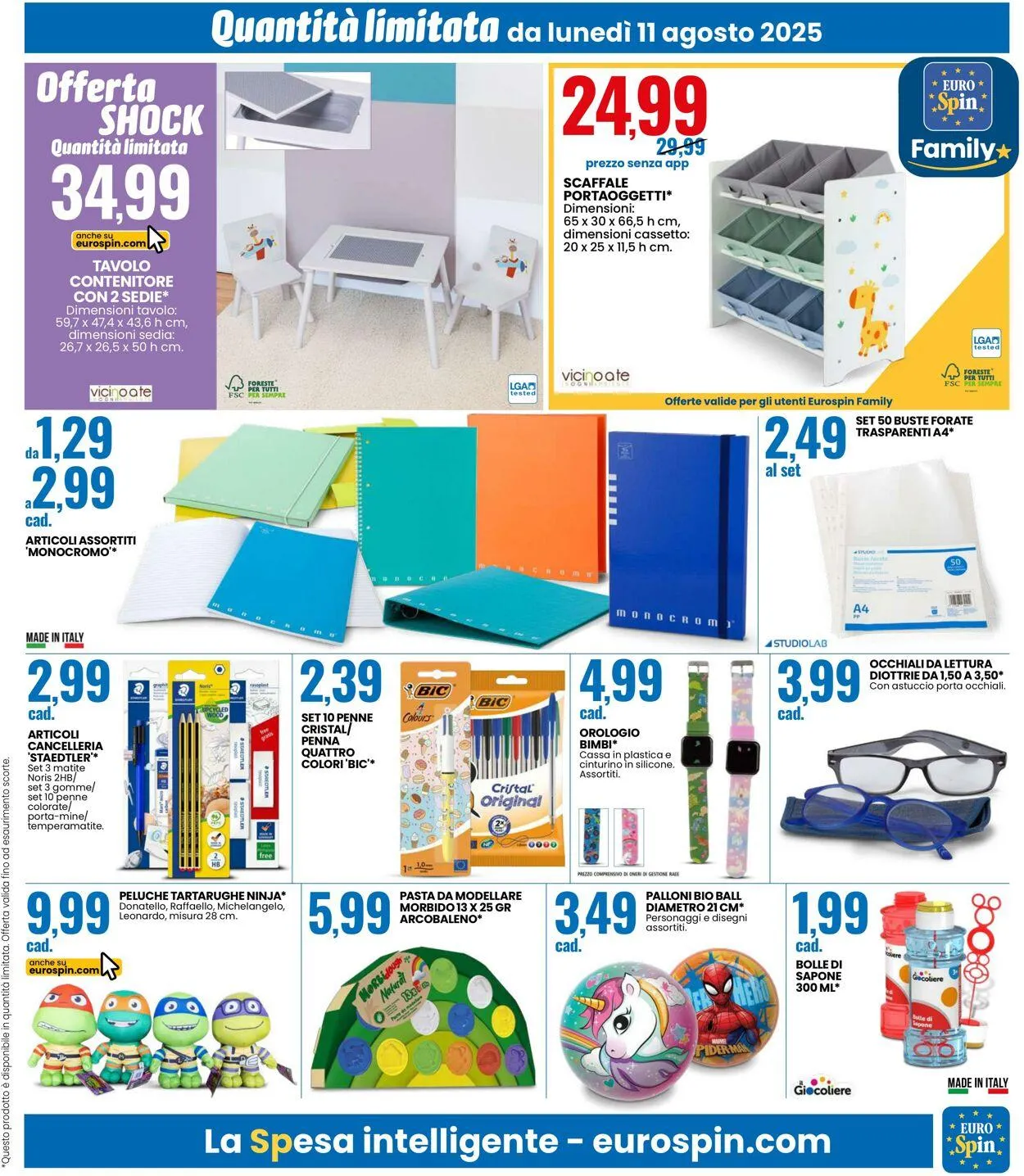 EURO Spin Volantino attuale da 11 agosto a 25 agosto di 2025 - Pagina del volantino 13