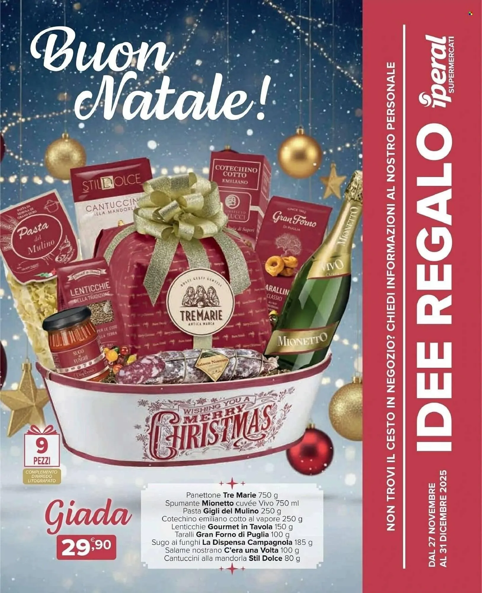 Volantino Iperal da 27 novembre a 31 dicembre di 2025 - Pagina del volantino 1