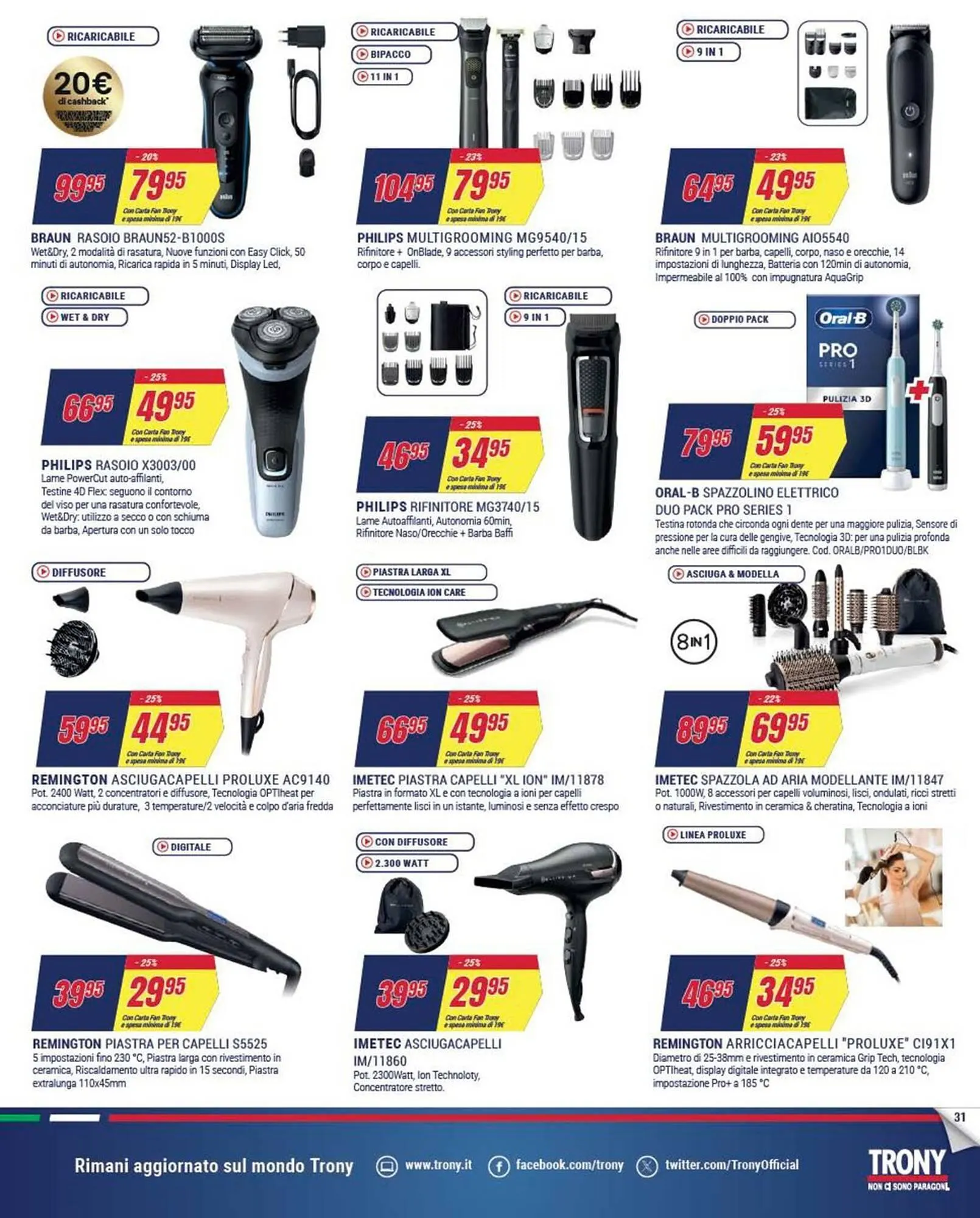 Volantino Trony da 27 dicembre a 14 gennaio di 2026 - Pagina del volantino 31