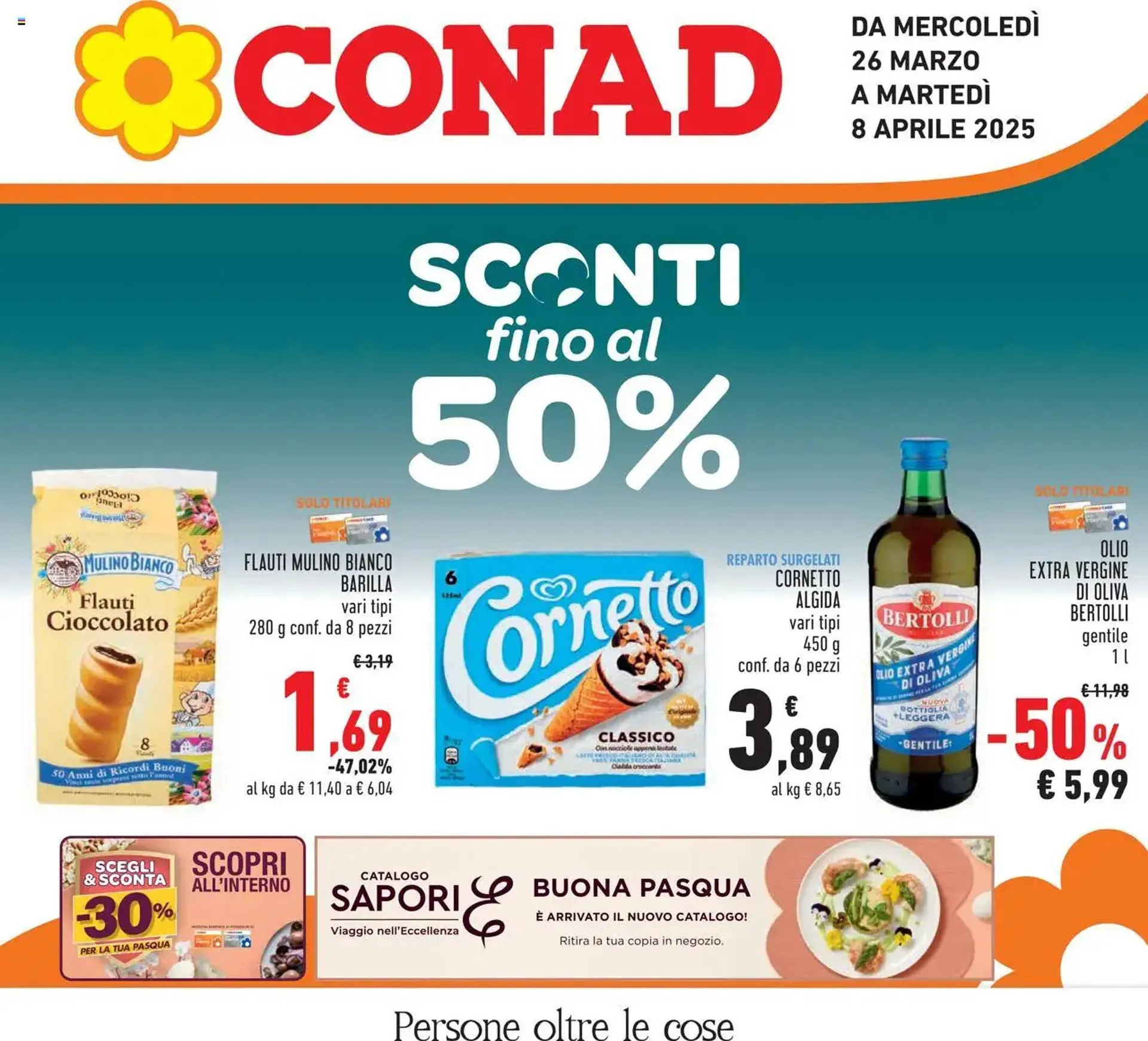 Volantino Conad da 26 marzo a 8 aprile di 2025 - Pagina del volantino 1