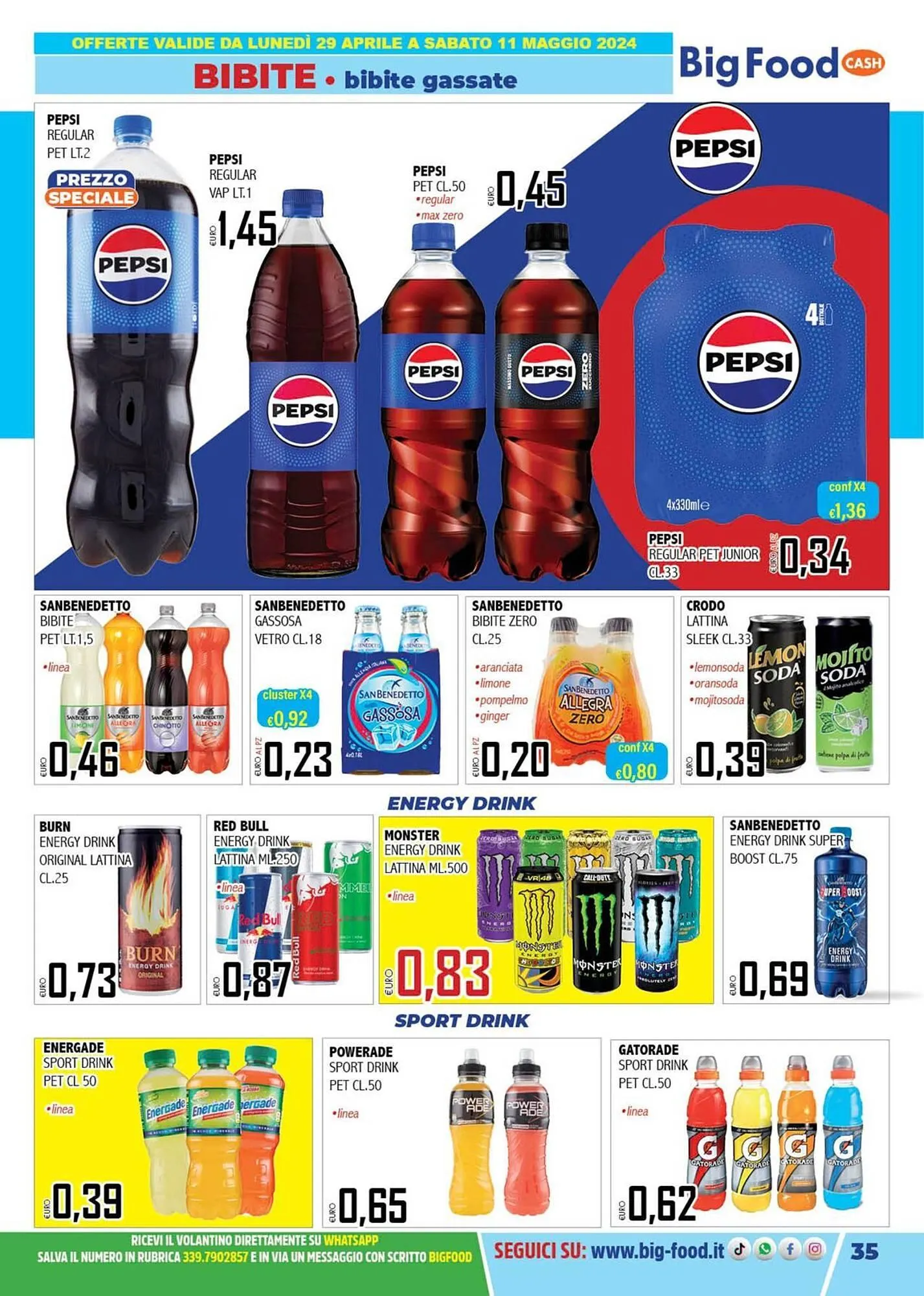 Volantino Big Food da 29 aprile a 11 maggio di 2024 - Pagina del volantino 35