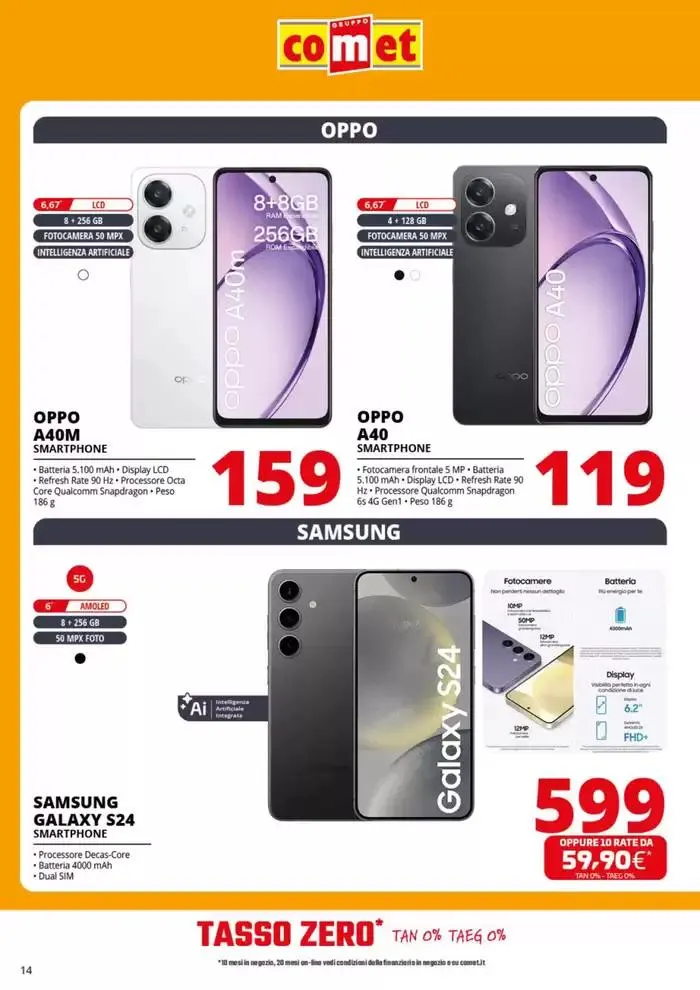 Speciale Telefonia da Comet! da 3 aprile a 16 aprile di 2025 - Pagina del volantino 14