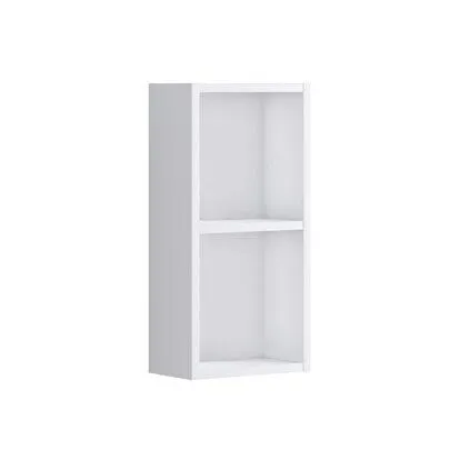 Pensile bagno a giorno Bali laccato opaco bianco L30xH60xP17 cm