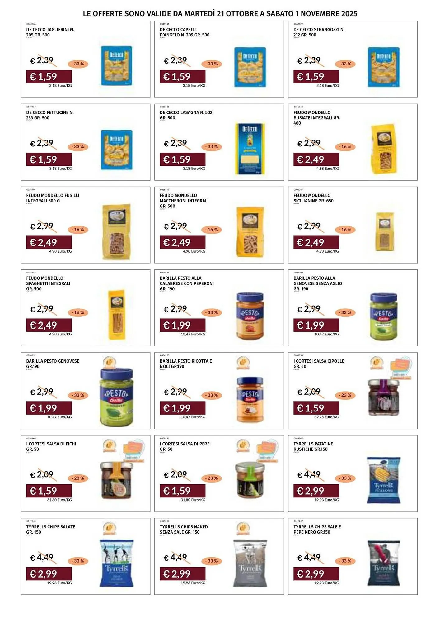 Volantino Prezzemolo e Vitale da 21 ottobre a 1 novembre di 2025 - Pagina del volantino 22