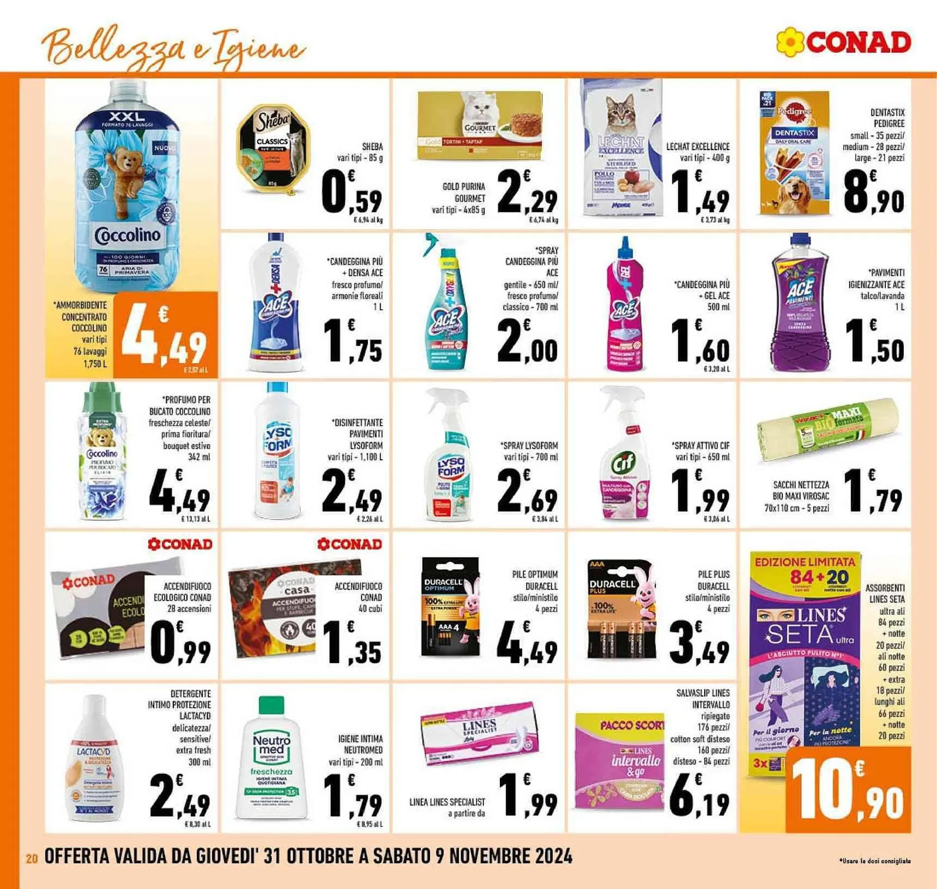 Volantino Conad da 31 ottobre a 9 novembre di 2024 - Pagina del volantino 20