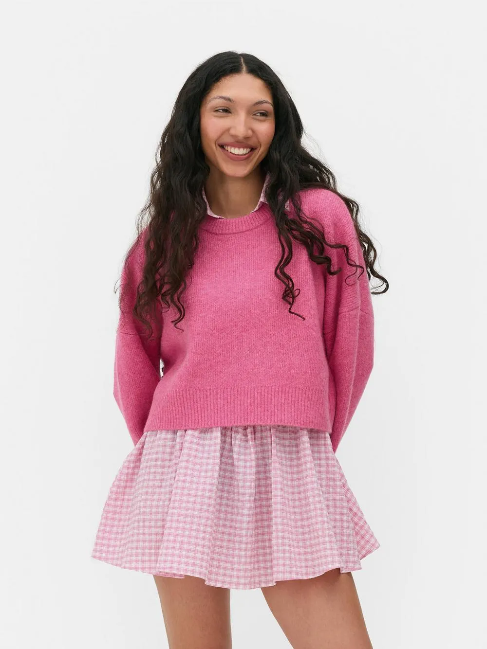 Essential Oversized Cropped Jumper