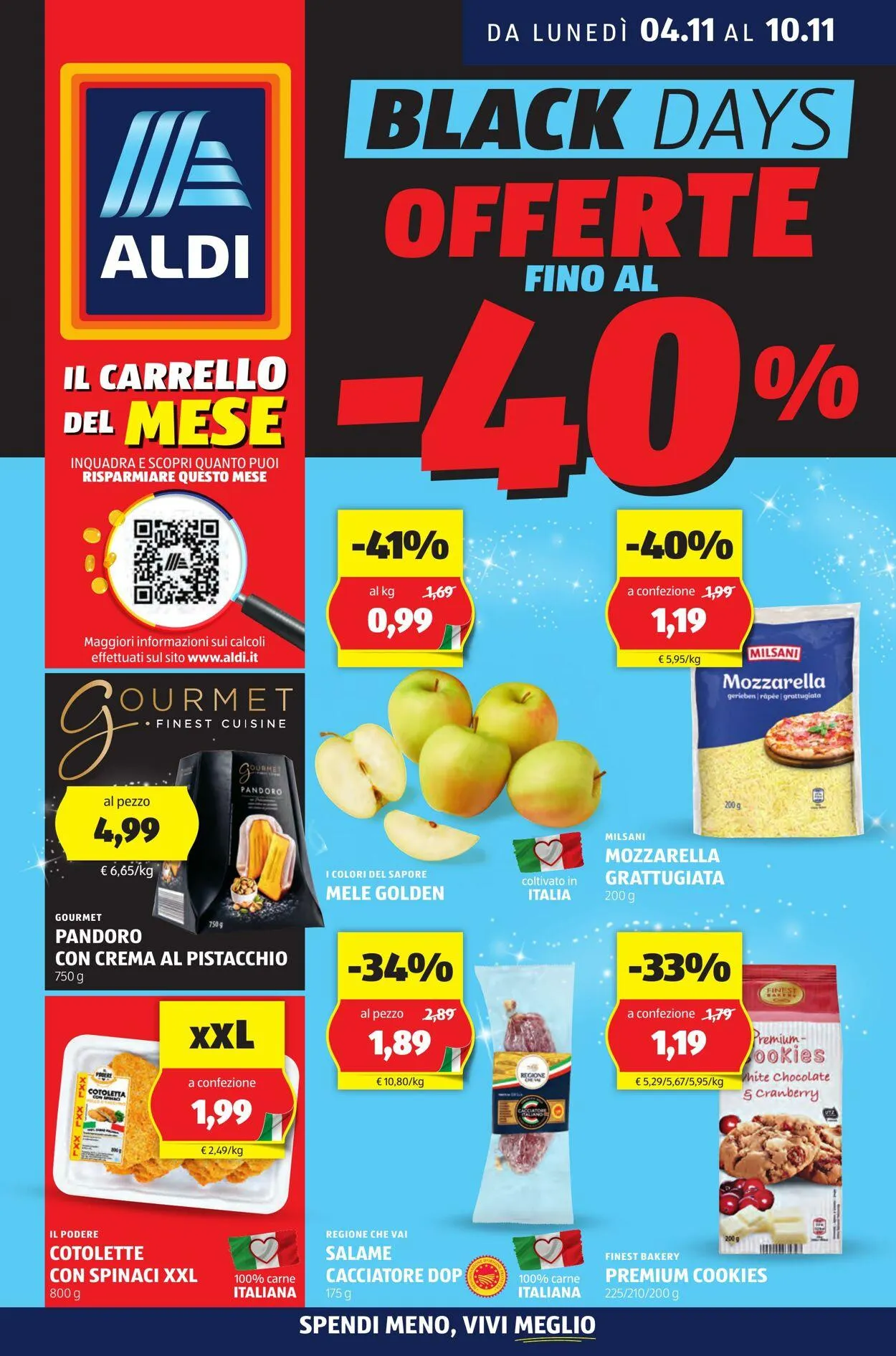 Aldi Volantino attuale da 4 novembre a 10 novembre di 2024 - Pagina del volantino 1