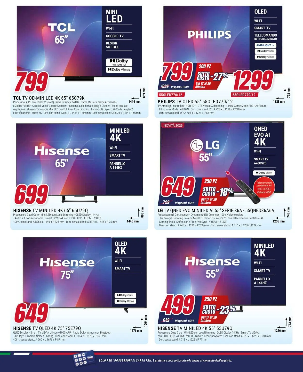 Trony - Milano Volantino attuale da 17 ottobre a 29 ottobre di 2025 - Pagina del volantino 13