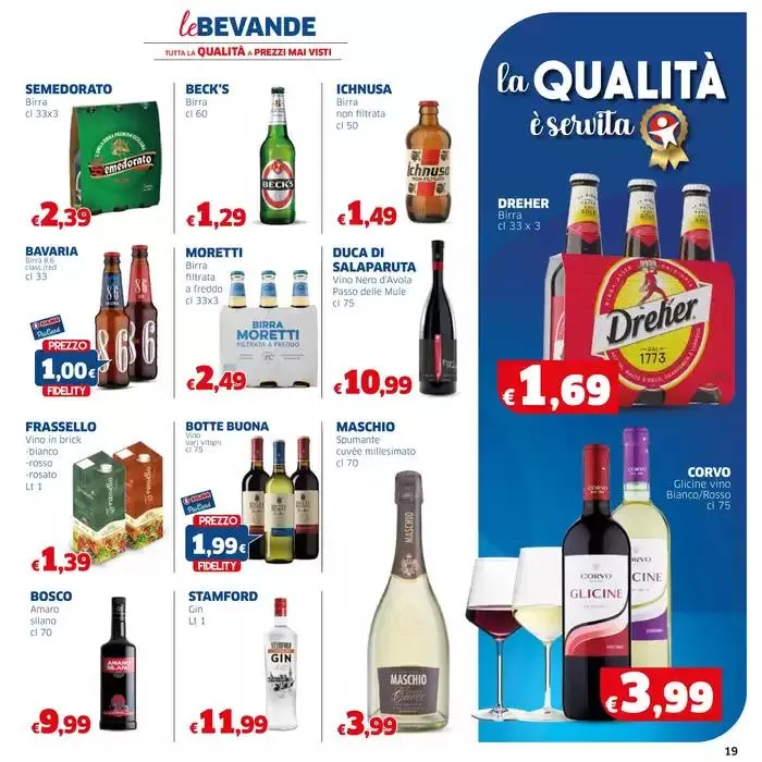 La qualita e servita da 24 aprile a 7 maggio di 2025 - Pagina del volantino 19