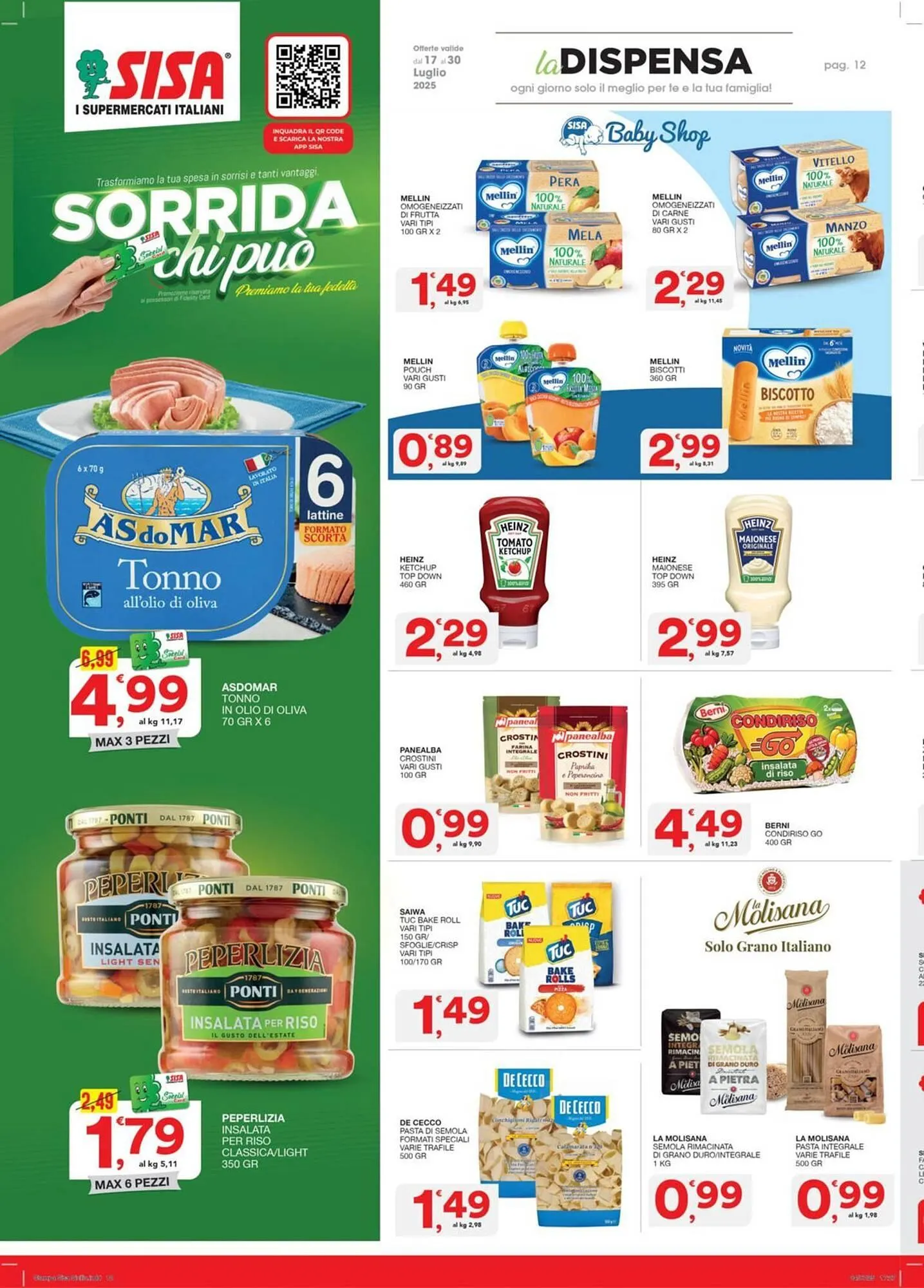 Volantino Sisa da 17 luglio a 30 luglio di 2025 - Pagina del volantino 12