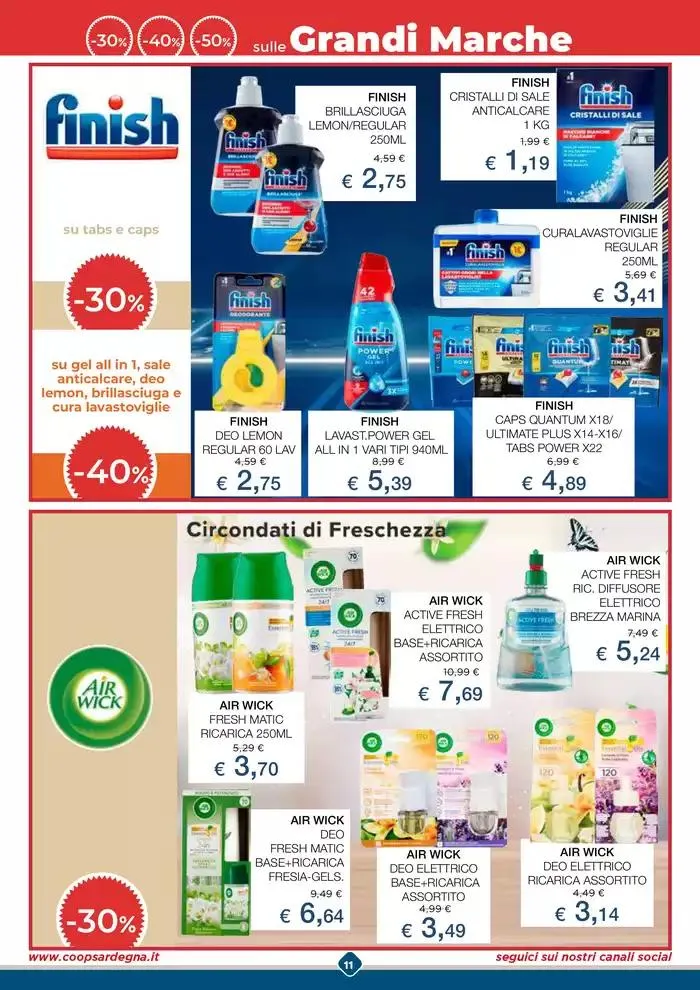 -30% 40% 50% sulle grandi marche da 7 maggio a 17 maggio di 2025 - Pagina del volantino 11
